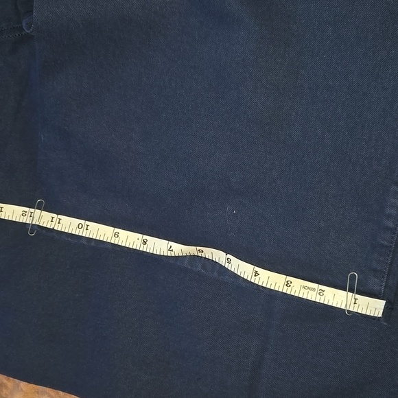 Target Navy Blue High-Rise Wide-Leg Jeans - Picture 4 of 5